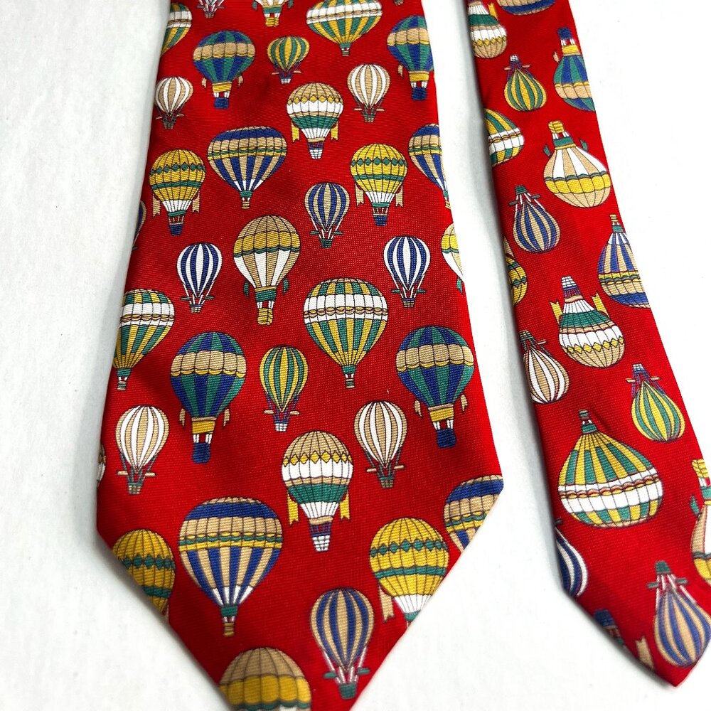Brooks Brothers Makers 100% Silk Tie Air Ballon‎ Novelty Print Made in USA